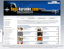 Tablet Screenshot of basi-karaoke.com